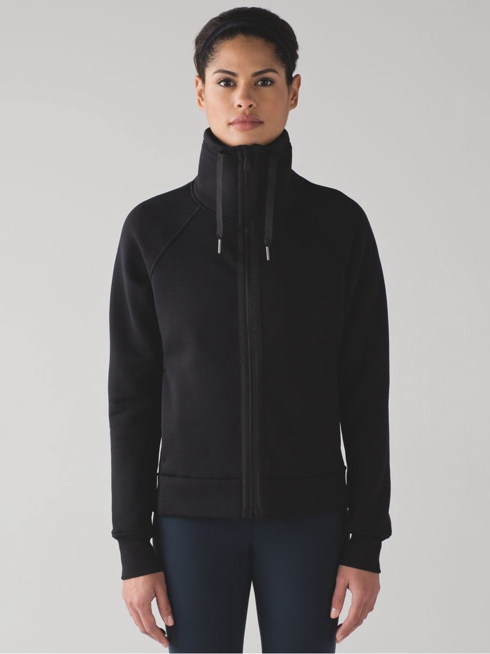 LULULEMON kick the cold jacket black size 8